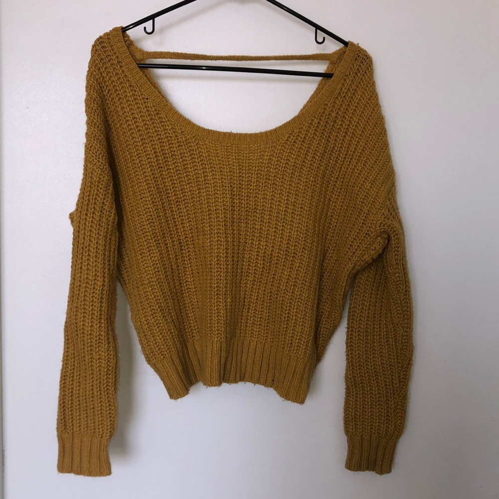 Yellow sweater